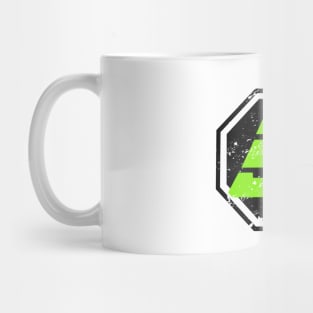 Retro Lego Style Blacktron Logo Mug